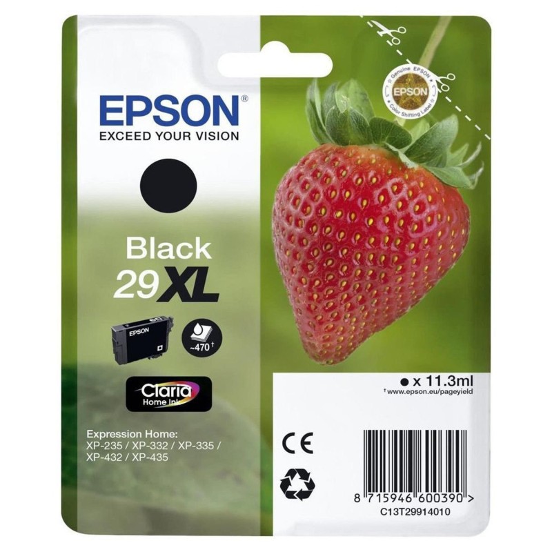 Cartouche d'encre Epson Fraise 29XL Noir