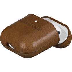 COQUE AIRPOD CUIR TAN