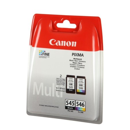 Pack cartouches d'encre Canon PG-545 Noir + CL-546 Couleurs