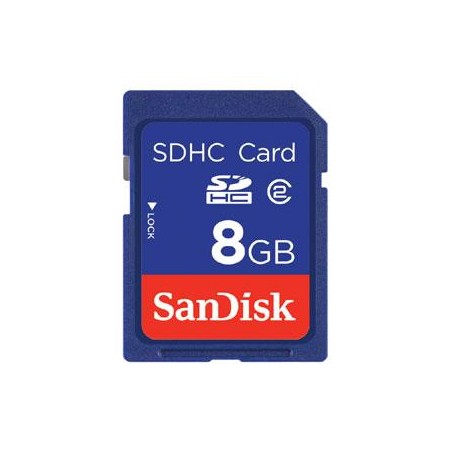 CARTE SDHC BLEUE 8GO CARTE 8GO