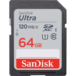 Carte SDHC ultra 64 GB...