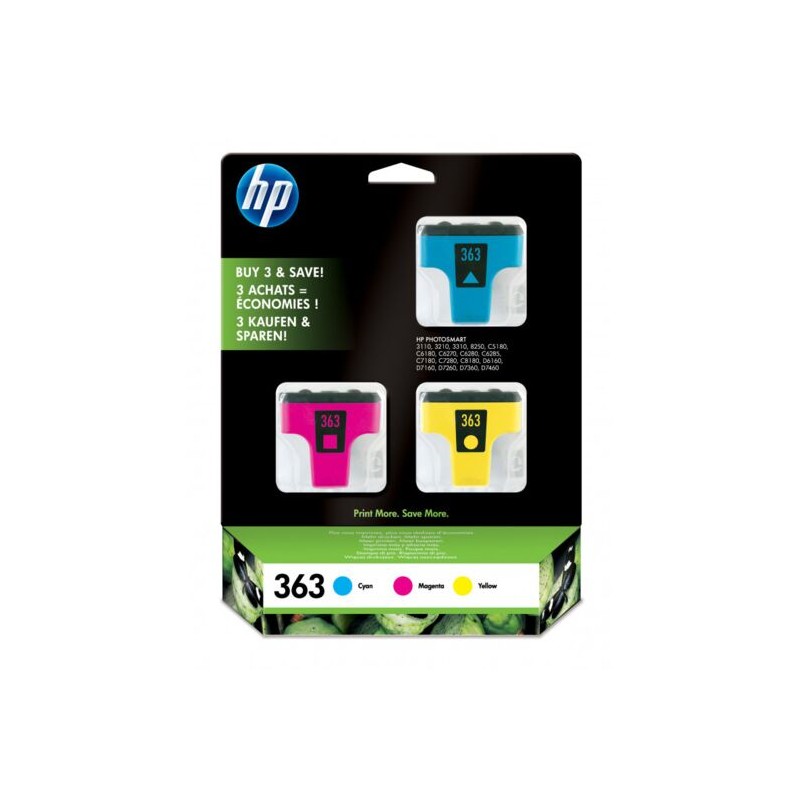 CART.HP 363 PACK COULEURS