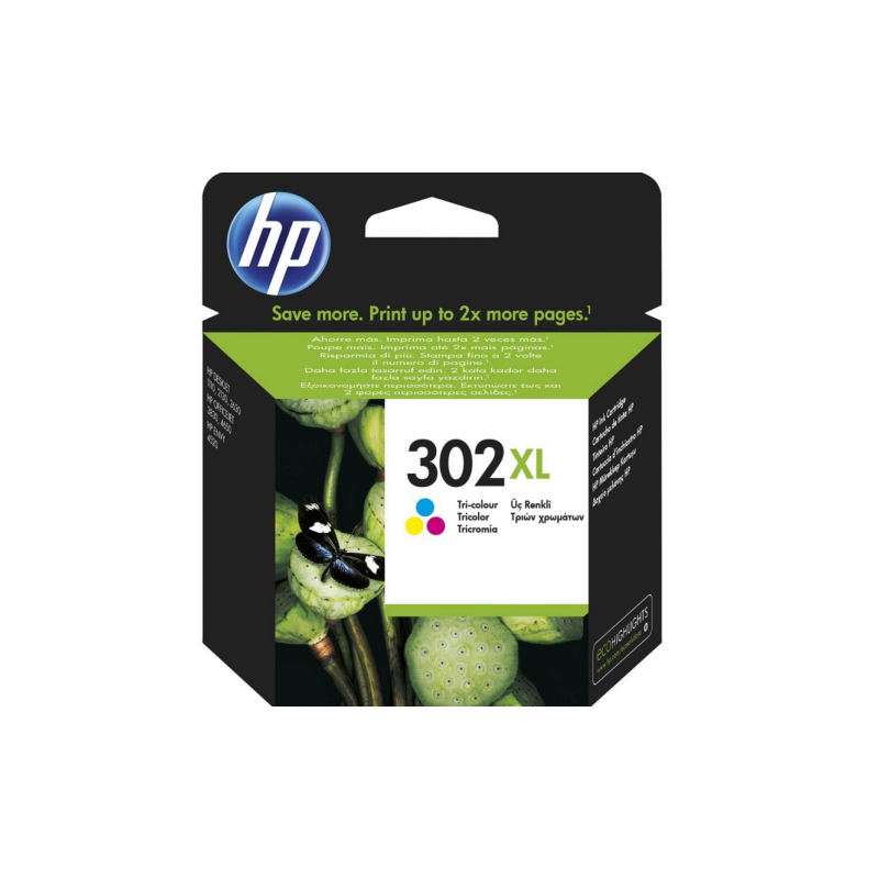 Cartouche d'encre HP 302 XL Couleurs