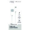 CÂBLE USB LIGHNING BLANC
