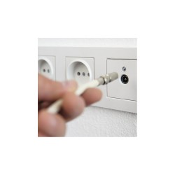 CORDON TV Mâle/Mâle 9.52MM BLANC