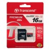 TRANSCEND MICRO SD 16GO