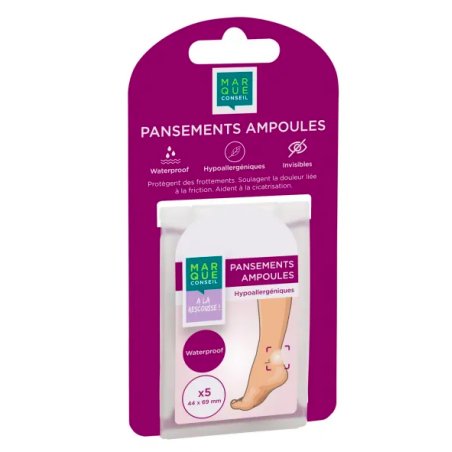 PANSEMENTS AMPOULES boîte de 5