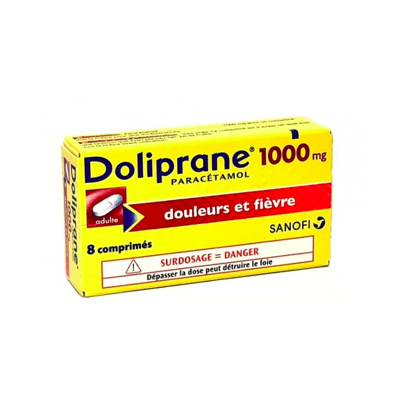 DOLIPRANE 1000MG CPR PLQ/8