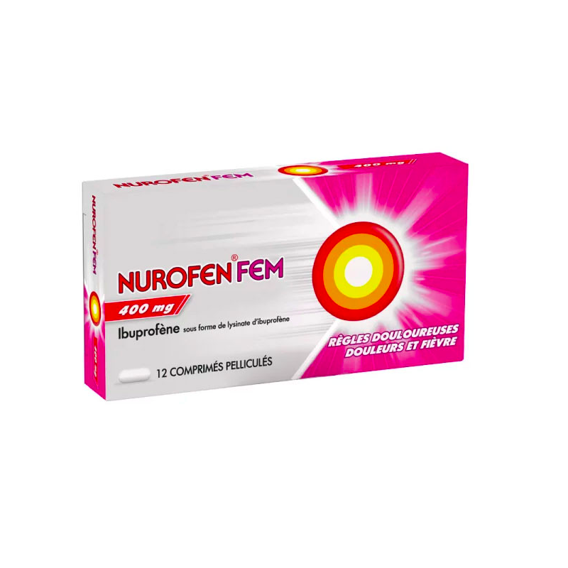 NUROFENFEM 400MG CPR PELL PLQ/12