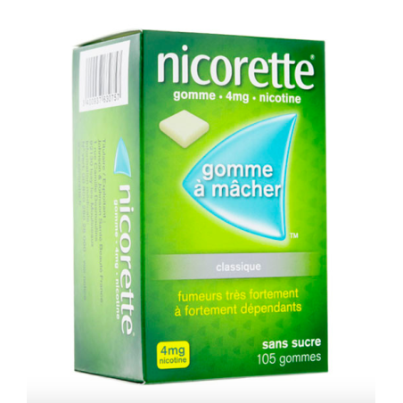 NICORETTE 4MG PLQ/105
