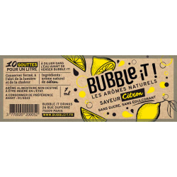 BUBBLE IT AROME NATUREL CITRON