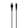 CABLE MICRO USB NOIR 2M NYLON TNB