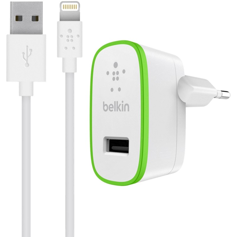 CHARGEUR SECTEUR + CABLE LIGHTNING BELKIN