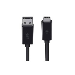 CABLE USB C USB A NOIR 90CM...
