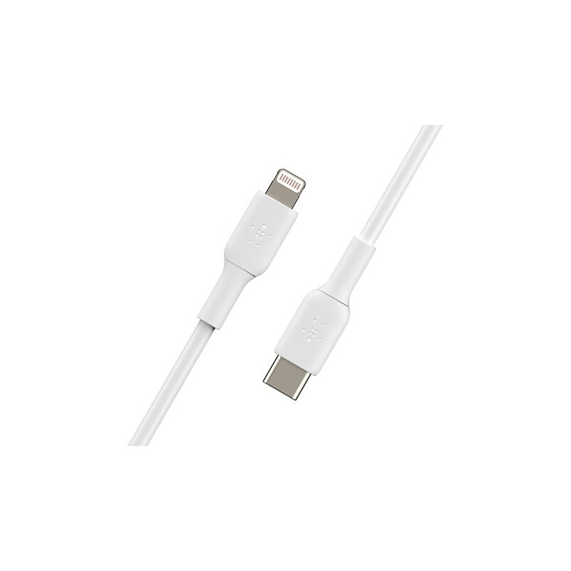 Câble USB C / Lightning - 1 m - Blanc - Belkin