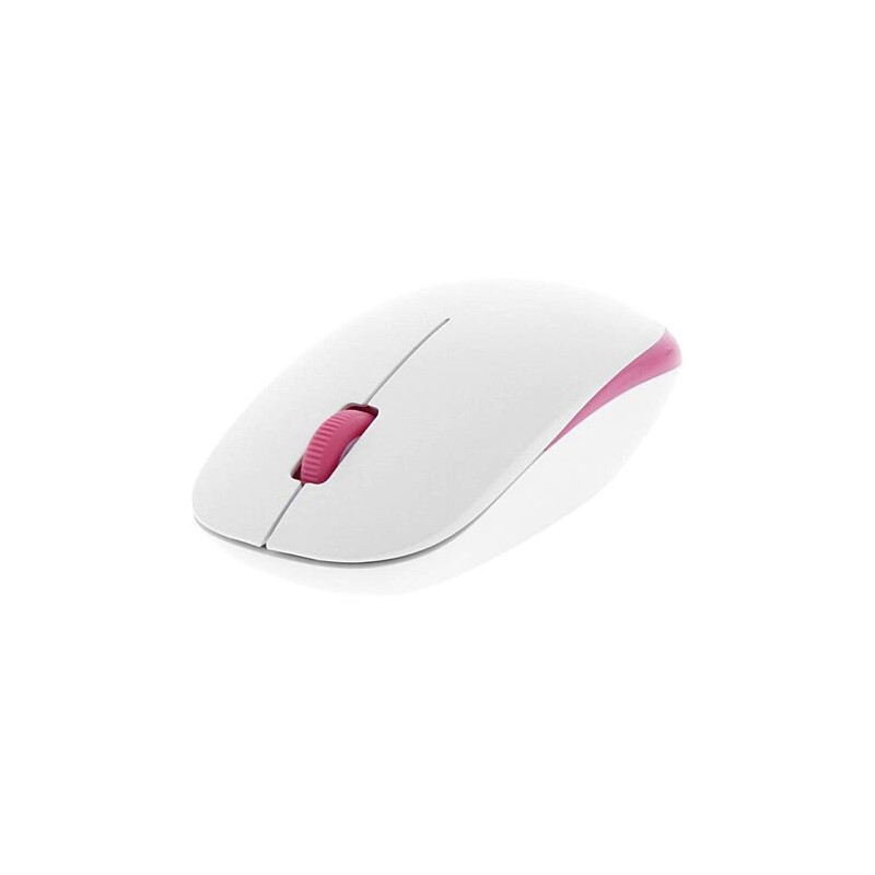 Souris Optique Sans Fil - Blanc / Rose - T'nB