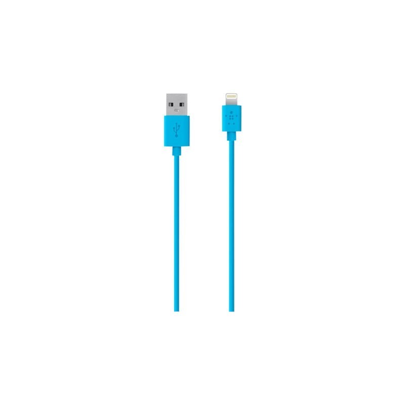 CABLE LIGHTNING BLEU 1.2M BELKIN