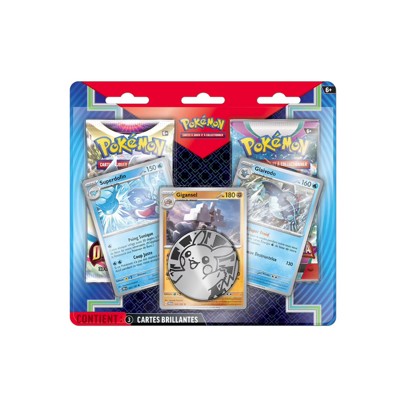 Pack Boosters Pokémon - Superdofin, Glaivodo et Gigansel