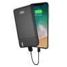 PowerBank 10 000 mAh - 2 USB A (Type C / Micro USB) + Câble USB A / Micro USB - Noir - TNB