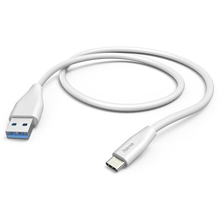 Câble USB A / USB C - 1,5 m - Blanc - Hama