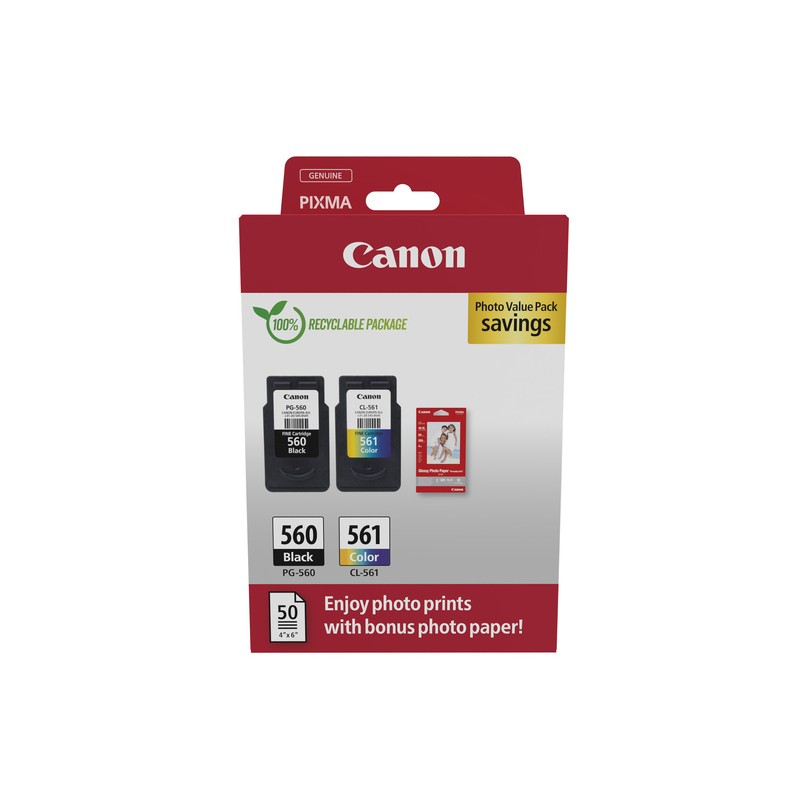 CART.CANON PG-560+CL-561 PACK
