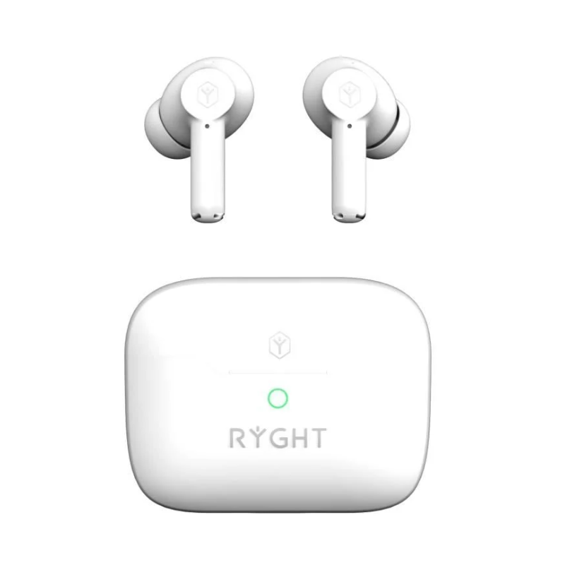 Écouteurs Sans Fil - Bluetooth 5.3 - ANC - Blanc - Jumo