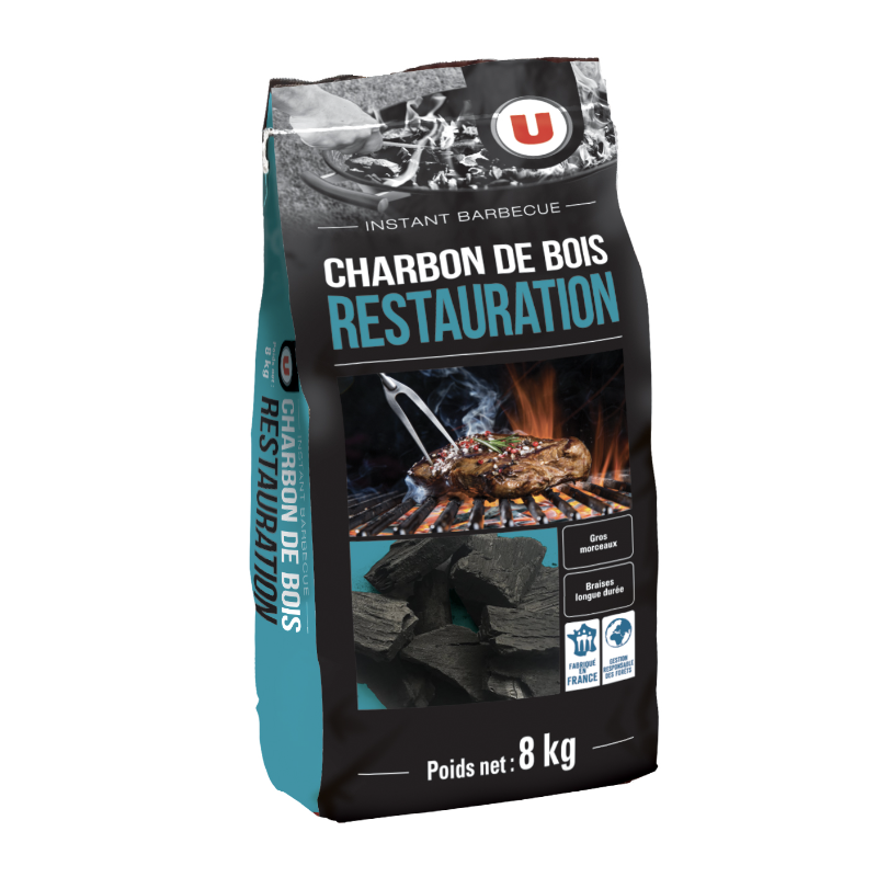 CHARBON BOIS U RESTAU.8KG