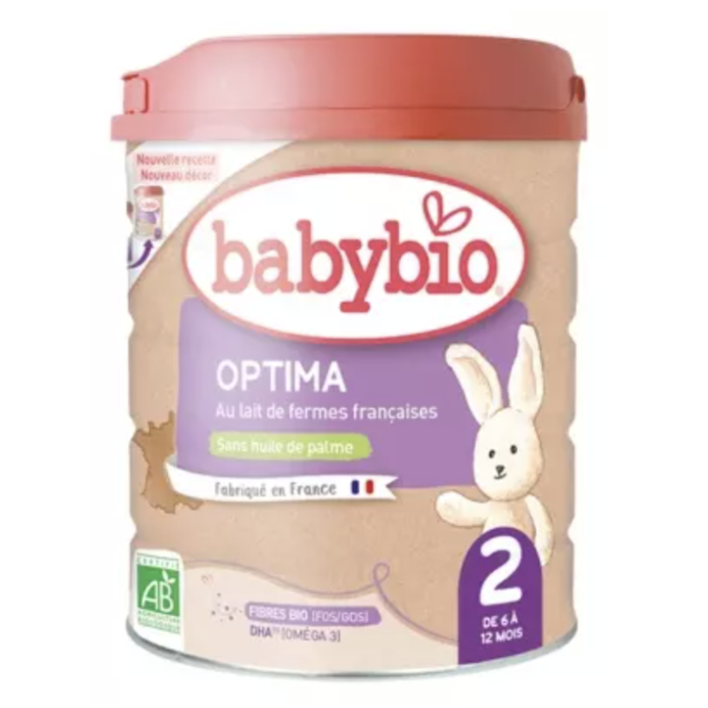 BABYBIO OPTIMA 2 VACHE  Bio 800 g