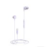 Headphones, Intra-Aur Micro Protect. Anti-pliage, Usb-C , Purple