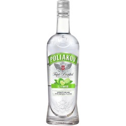 Vodka Lime 70cl - POLIAKOV