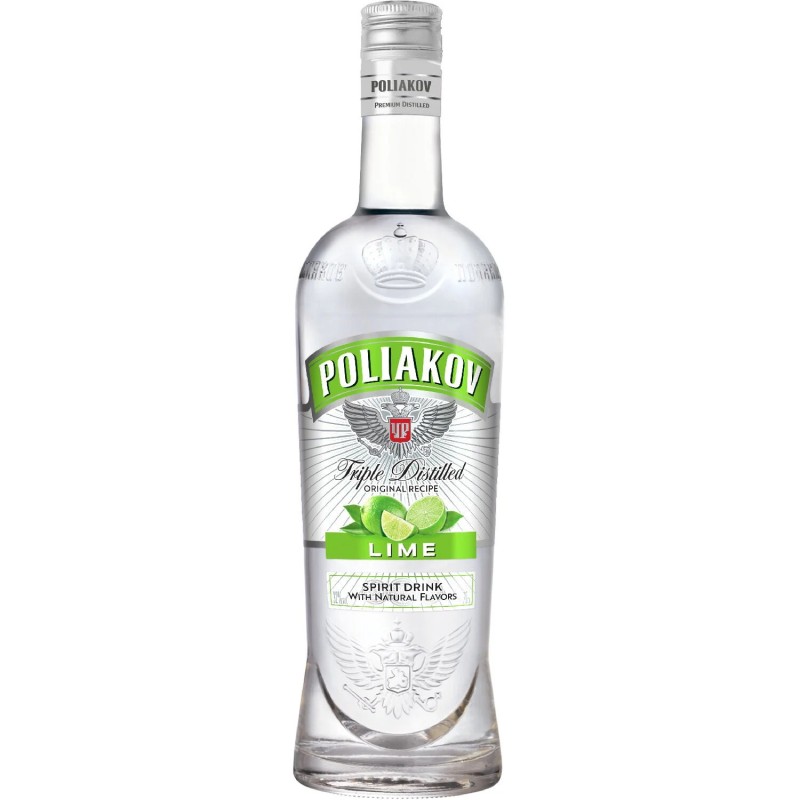 Vodka Lime 70cl - POLIAKOV