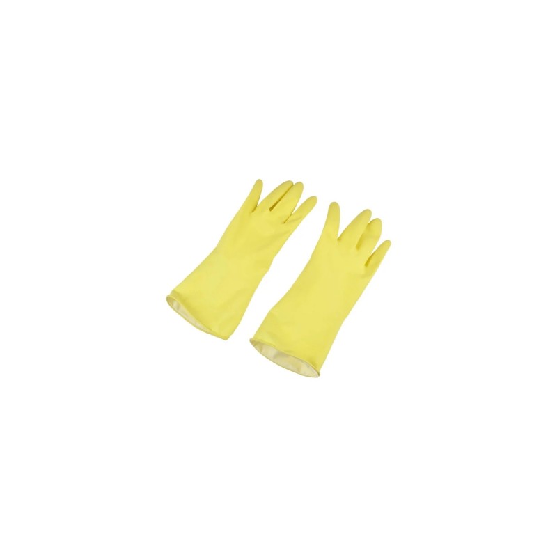 Paire de Gants de Ménage Latex Taille M Jaune - Homéa Essentiel