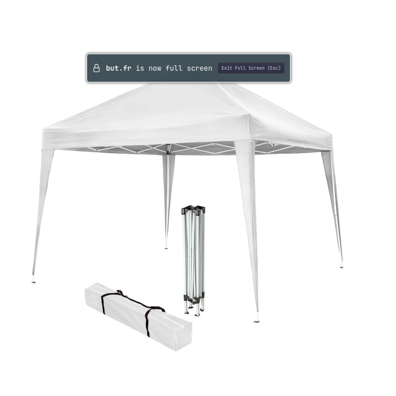 Tonnelle pliable Linosa 3x3m