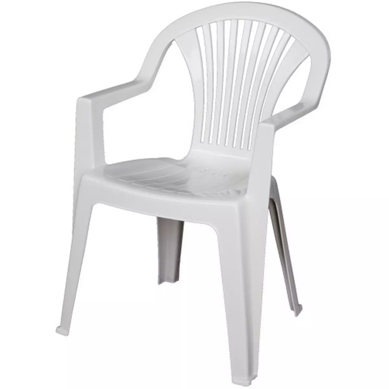 Fauteuil de Jardin Blanc - LIDO