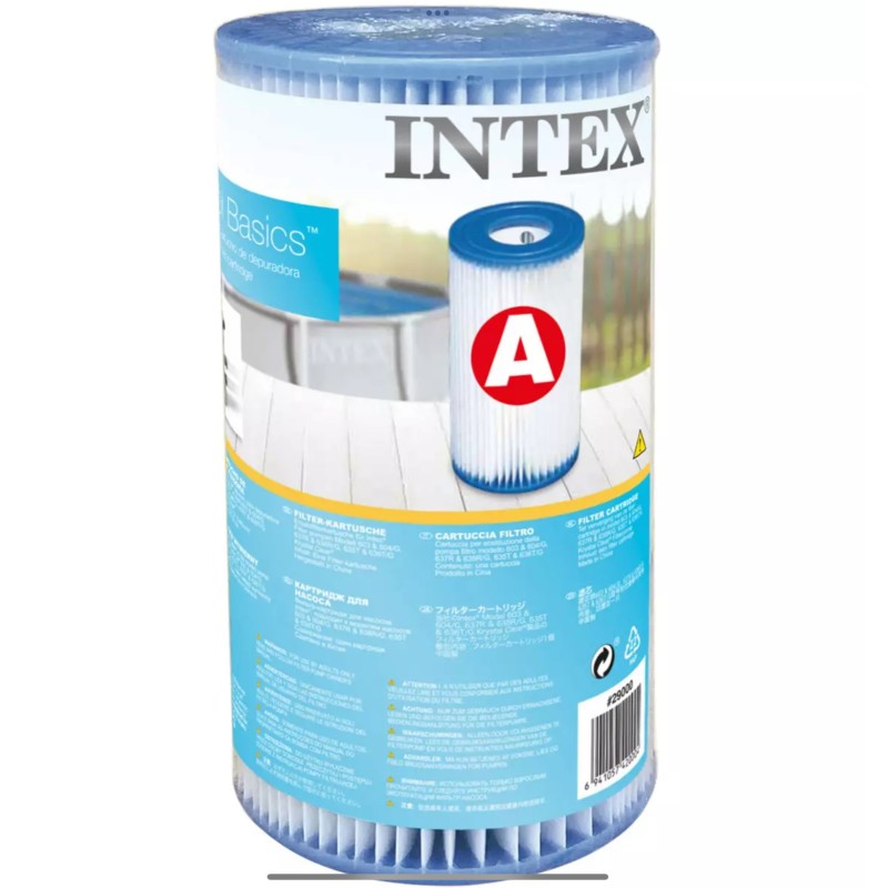 Cartouche de filtration piscine type A - Marque INTEX