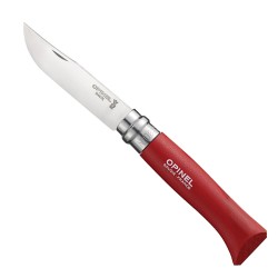 Opinel Couteau N°8 Origines Rouge (Blister)