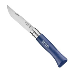 Opinel Couteau Origine N°8 Bleu Foncé (Blister)