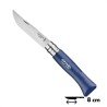 Opinel Couteau Origine N°8 Bleu Foncé (Blister)