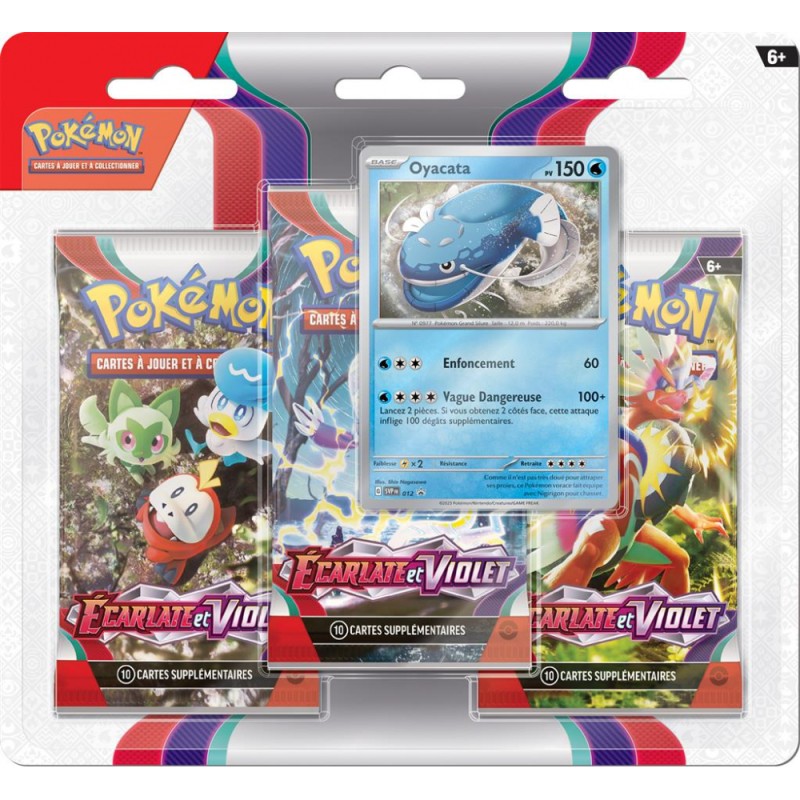 Pack Pokémon Ecarlate et Violet - 3 boosters