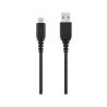 Cable USB-C 1.5M noir TNB