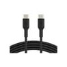 Câble USB C vers USB-C 1M80 Noir BELKIN