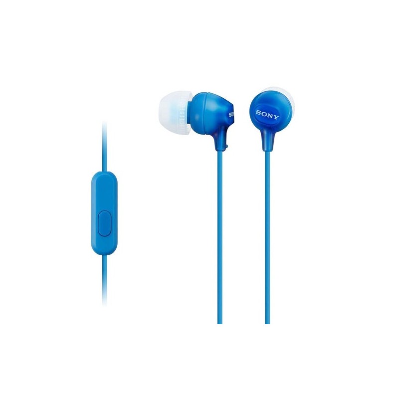 Ecouteurs Intra-Auriculaires Sony  Ex15Ap Bleu
