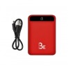 Batterie externe 10000MAH rouge Blue Element