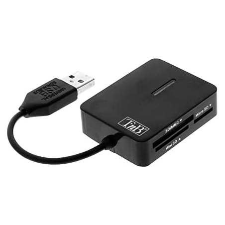 Adaptateur universel de carte mémoire multiformats - TNB - USB 2.0