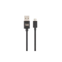 Cable micro USB noir 1m TNB