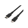 Câble Lightning/USB-C Belkin USB-C 1m tressé noir