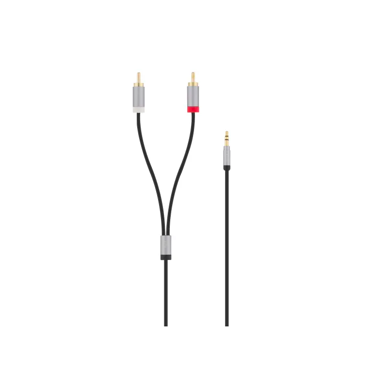 Câble jack 3,5mm mâle / 2 RCA mâle 1,2m